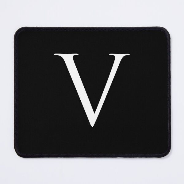 Item preview, Capital Letter V - Stylish Serif Font (White) designed and sold by STUDIO-72.