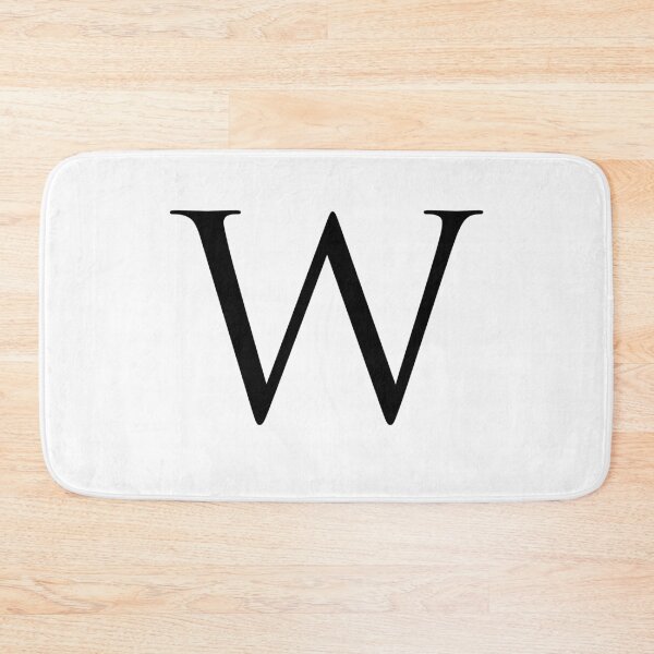 Item preview, Capital Letter W - Stylish Serif Font (Black) designed and sold by STUDIO-72.