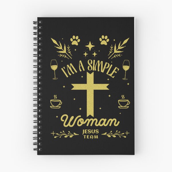 Item preview, I'm a Simple Woman - Team Jesus designed and sold by VibeHiveThreads.