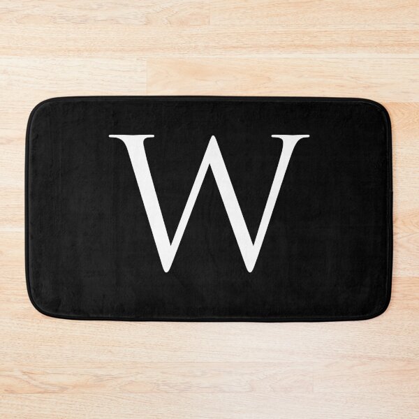 Item preview, Capital Letter W - Stylish Serif Font (White) designed and sold by STUDIO-72.