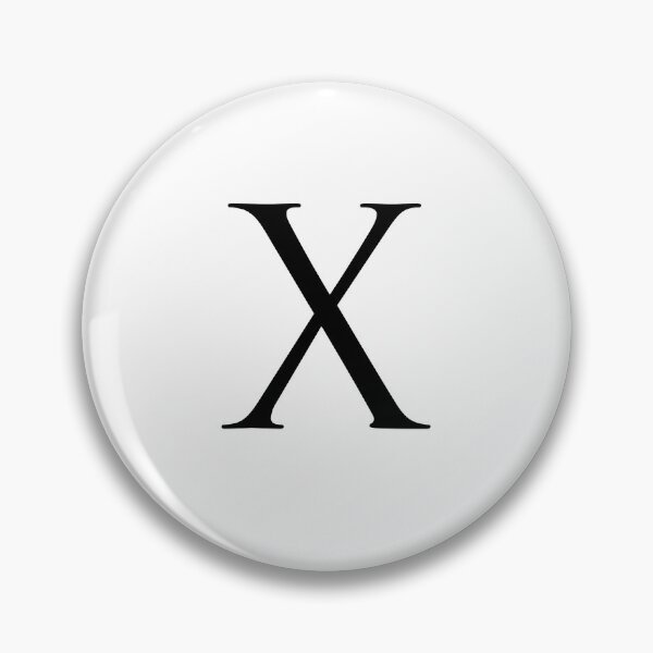 Item preview, Capital Letter X - Stylish Serif Font (Black) designed and sold by STUDIO-72.