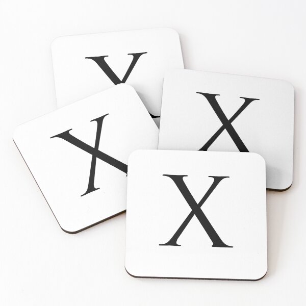 Item preview, Capital Letter X - Stylish Serif Font (Black) designed and sold by STUDIO-72.