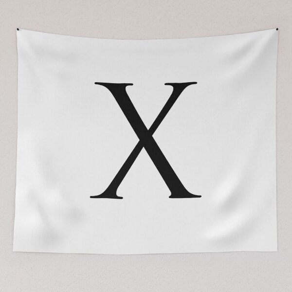 Item preview, Capital Letter X - Stylish Serif Font (Black) designed and sold by STUDIO-72.