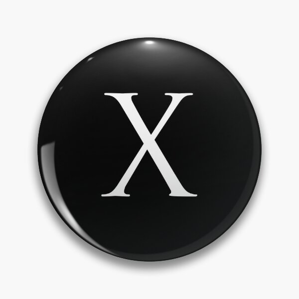 Item preview, Capital Letter X - Stylish Serif Font (White) designed and sold by STUDIO-72.