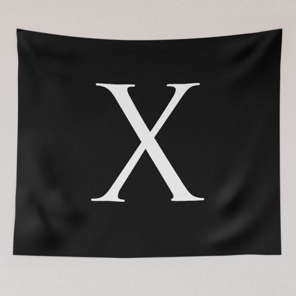 Item preview, Capital Letter X - Stylish Serif Font (White) designed and sold by STUDIO-72.
