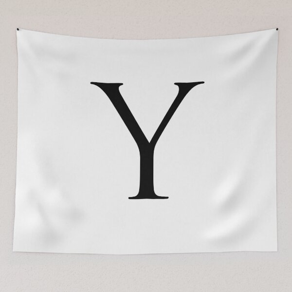 Item preview, Capital Letter Y - Stylish Serif Font (Black) designed and sold by STUDIO-72.