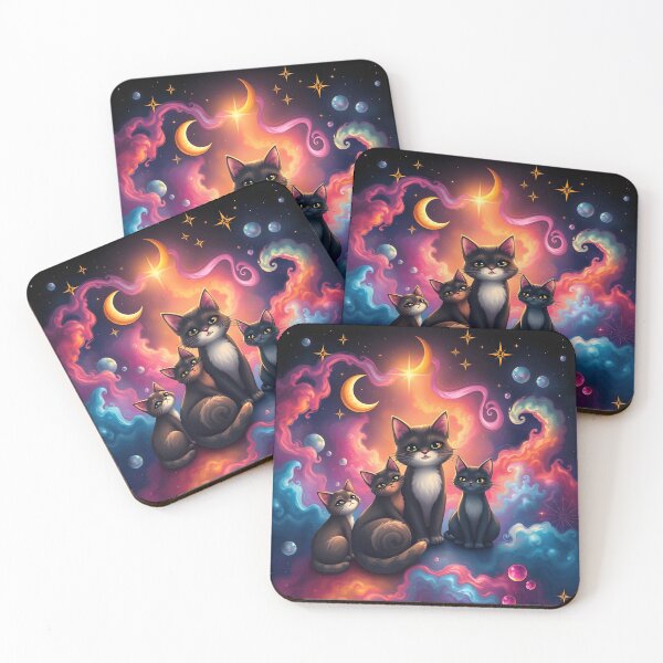 Item preview, Cosmic Cats designed and sold by JazzPWall.