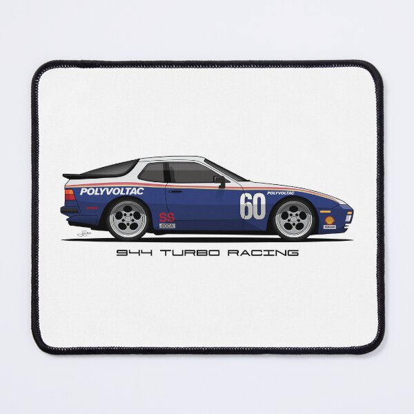Item preview, Porsche 944 turbo retro Race Car Illustration designed and sold by blackdogshop.