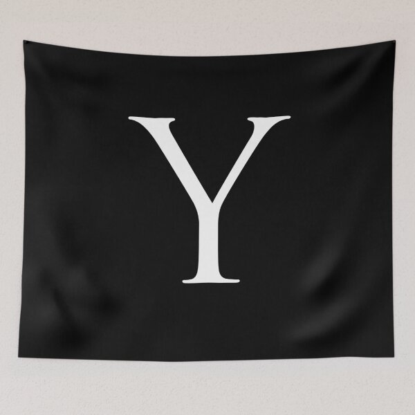 Item preview, Capital Letter Y - Stylish Serif Font (White) designed and sold by STUDIO-72.