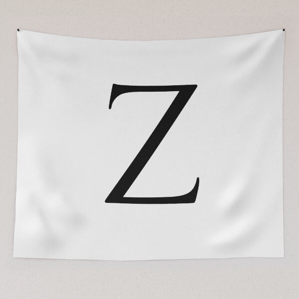 Item preview, Capital Letter Z - Stylish Serif Font (Black) designed and sold by STUDIO-72.