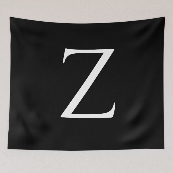 Item preview, Capital Letter Z - Stylish Serif Font (White) designed and sold by STUDIO-72.