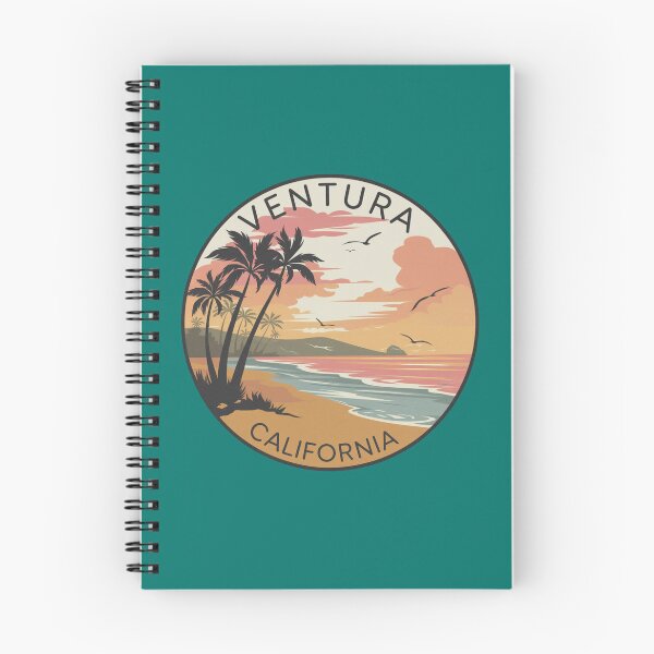 Item preview, Ventura, California - Beach Sunset Illustration designed and sold by CircinusStore.