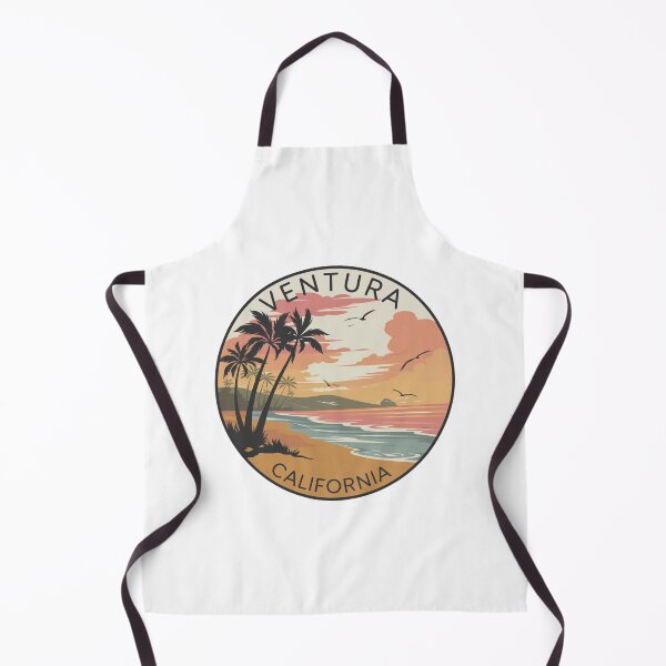 Item preview, Ventura, California - Beach Sunset Illustration designed and sold by CircinusStore.