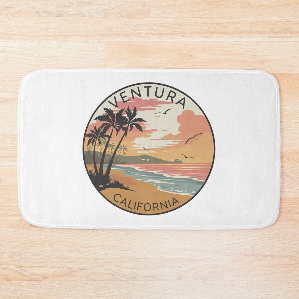 Item preview, Ventura, California - Beach Sunset Illustration designed and sold by CircinusStore.