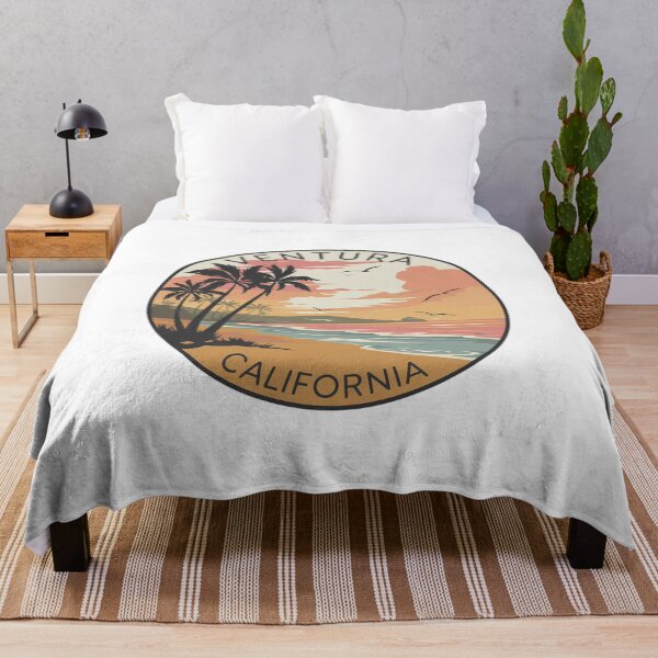 Item preview, Ventura, California - Beach Sunset Illustration designed and sold by CircinusStore.