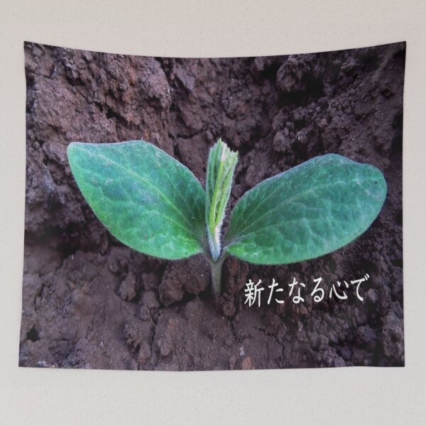 Item preview, seed leaf with a new mind 新たなる心で designed and sold by yuzum.
