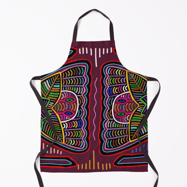 Item preview, mola of kunayala panama colorful flowers designed and sold by Melquidedec.
