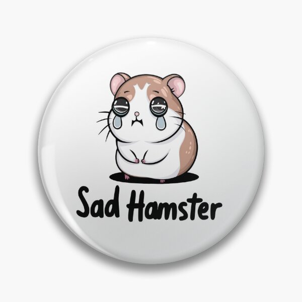 Item preview, Cute Sad Hamster Illustration designed and sold by LEOdesignerArt.