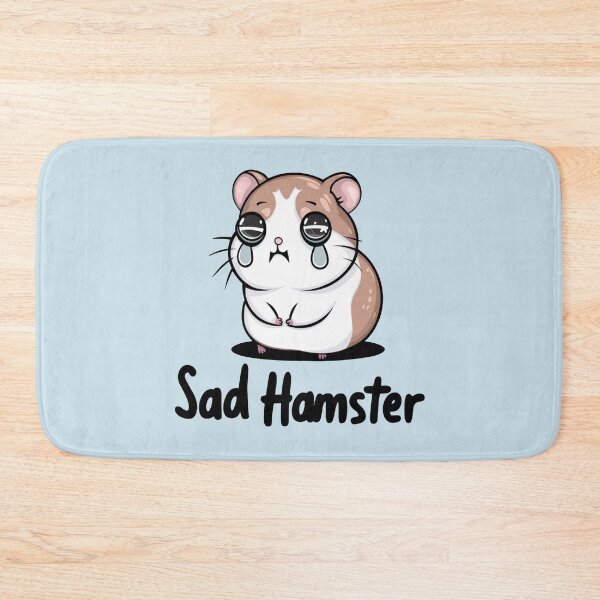 Item preview, Cute Sad Hamster Illustration designed and sold by LEOdesignerArt.