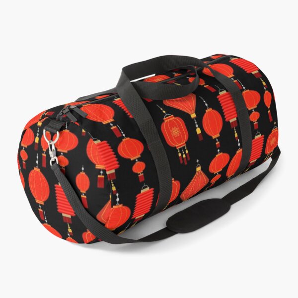 Item preview, Red and Gold Chinese Paper Lanterns Artwork designed and sold by Phat Dog Designs .