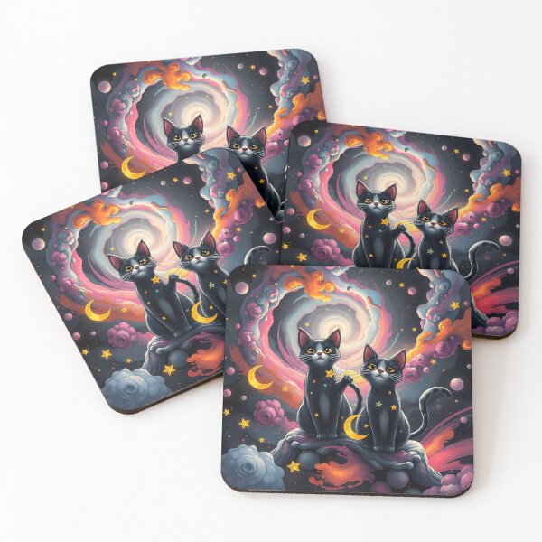 Item preview, Cosmic Kitties (One With An Extra Paw) designed and sold by JazzPWall.
