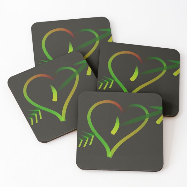 Item preview, RAINBOW HEART BLACK designed and sold by La-Chula-Chola.