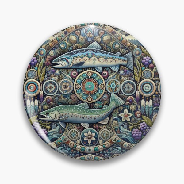 Item preview, Coeur d'Alene Tribe: A Seamless Tribute to Lakes and Forests designed and sold by Meta2Physical.