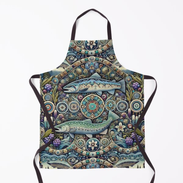 Item preview, Coeur d'Alene Tribe: A Seamless Tribute to Lakes and Forests designed and sold by Meta2Physical.