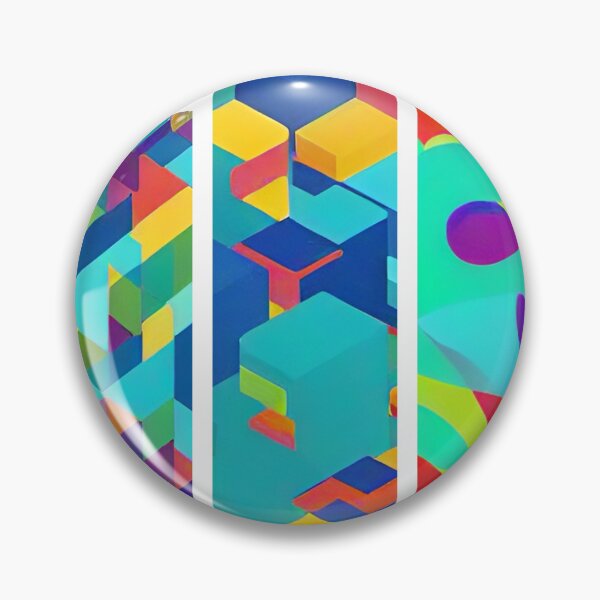 Item preview, Rainbow Geo Shape Design - Thirds theme designed and sold by TechCom33.