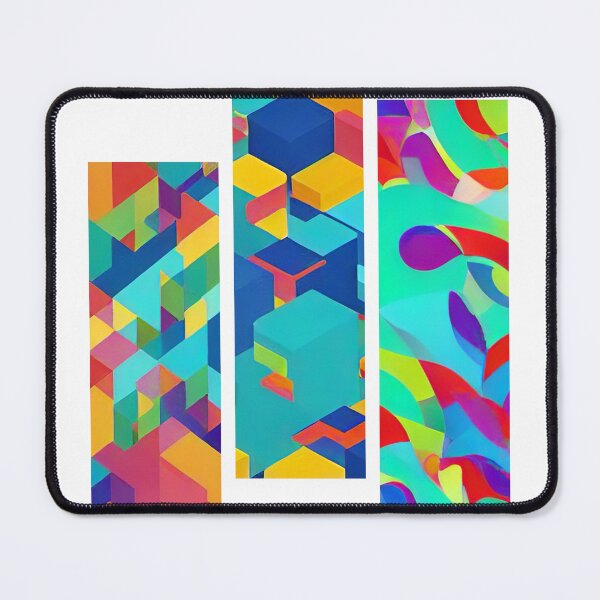 Item preview, Rainbow Geo Shape Design - Thirds theme designed and sold by TechCom33.