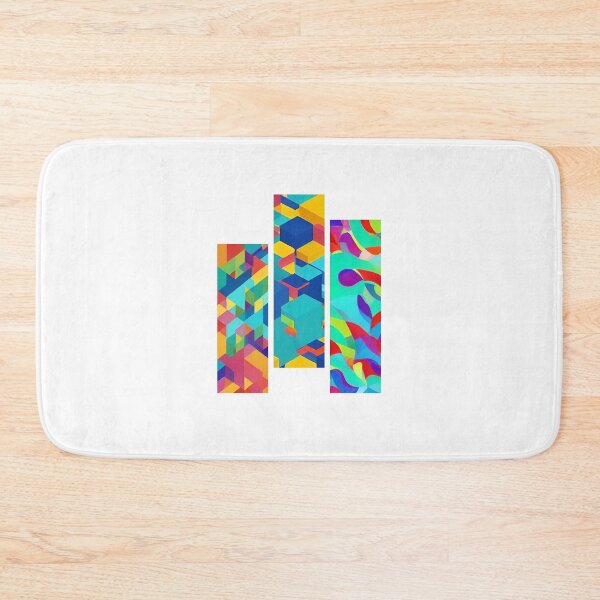 Item preview, Rainbow Geo Shape Design - Thirds theme designed and sold by TechCom33.