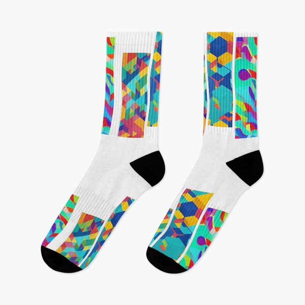 Item preview, Rainbow Geo Shape Design - Thirds theme designed and sold by TechCom33.