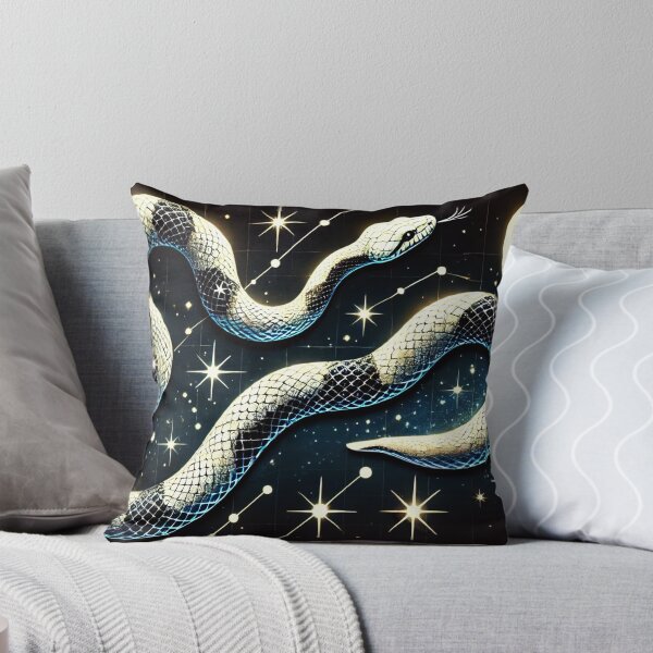 Aperçu de l'œuvre Serpent céleste avec constellations étoilées - Design cosmique créée et vendue par CritterManiaUK.