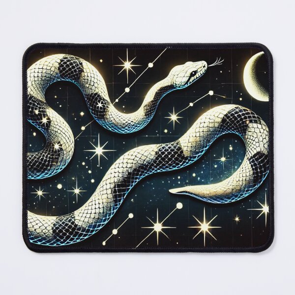 Item preview, Celestial Snake with Starry Constellations - Cosmic Design designed and sold by CritterManiaUK.