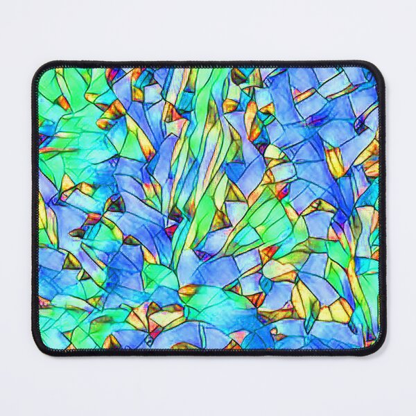 Item preview, Blue Waterfall in Stained Glass designed and sold by RiverDeeDesigns.