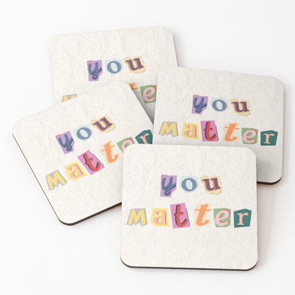 Item preview, You Matter Print designed and sold by Elle Fleurit Boutique.