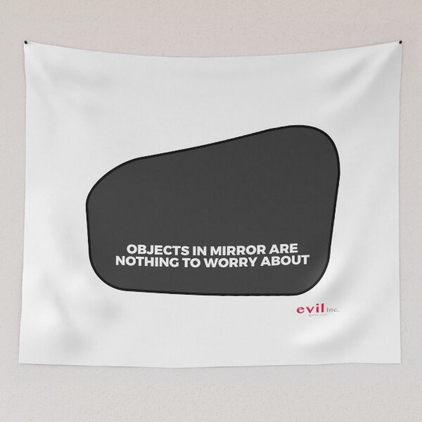 Item preview, Objects in mirror are nothing to worry about designed and sold by Quahx.