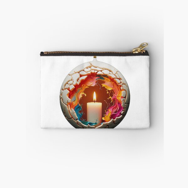 Item preview, Fiery Candle of Life -  A Burst of Color and Light designed and sold by Rocky Mountain Artistry.