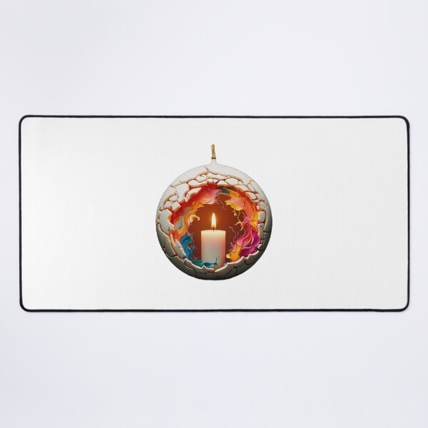 Item preview, Fiery Candle of Life - A Burst of Color and Light designed and sold by Rocky Mountain Artistry.