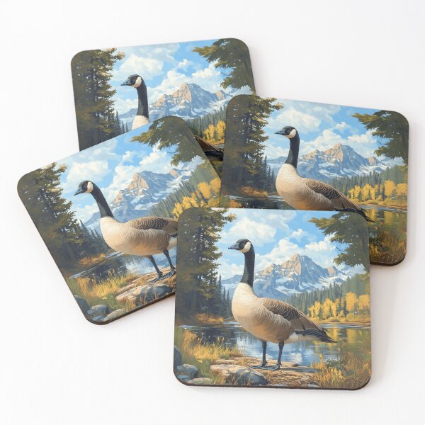 Item preview, CANADA GOOSE PAINTED GREAT NORTHERN WILD MUSKOKA SCENE designed and sold by NikoDeeko.