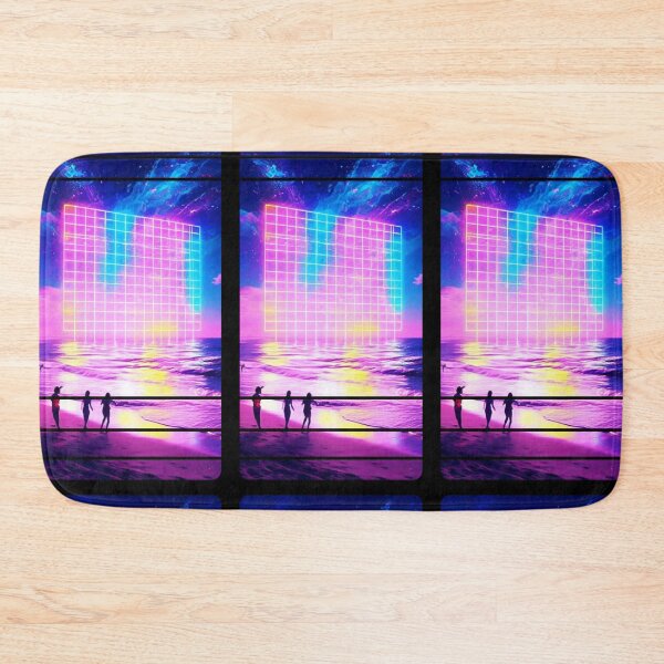 Item preview, Neon Nights Grid - portrait theme designed and sold by TechCom33.