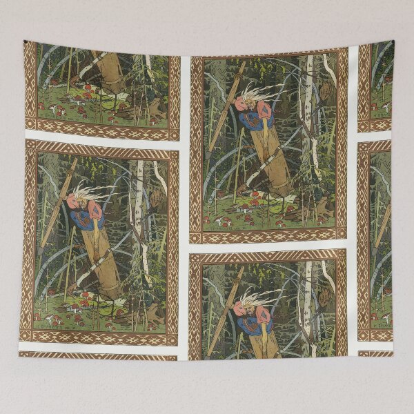 Item preview, Baba Yaga  Ivan Bilibin  designed and sold by TeeARTHY.