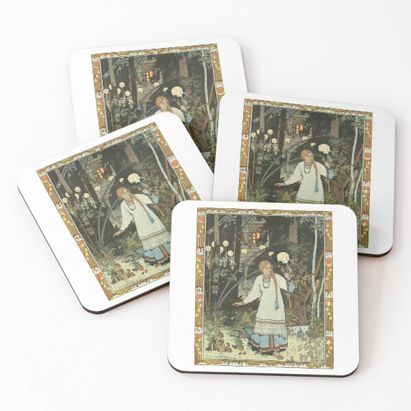 Item preview, Ivan Bilibin - Vasilisa the Beautiful at the Hut of Baba Yaga designed and sold by TeeARTHY.