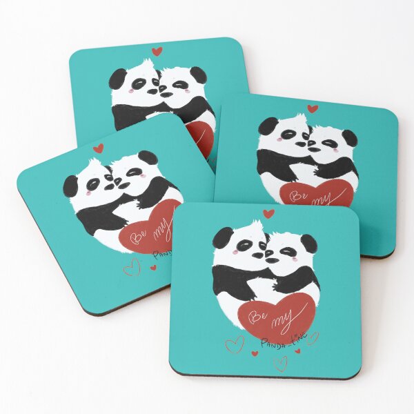 Item preview, Valentine's Day "Be my Panda-tine" panda in love designed and sold by KiKi Koy.