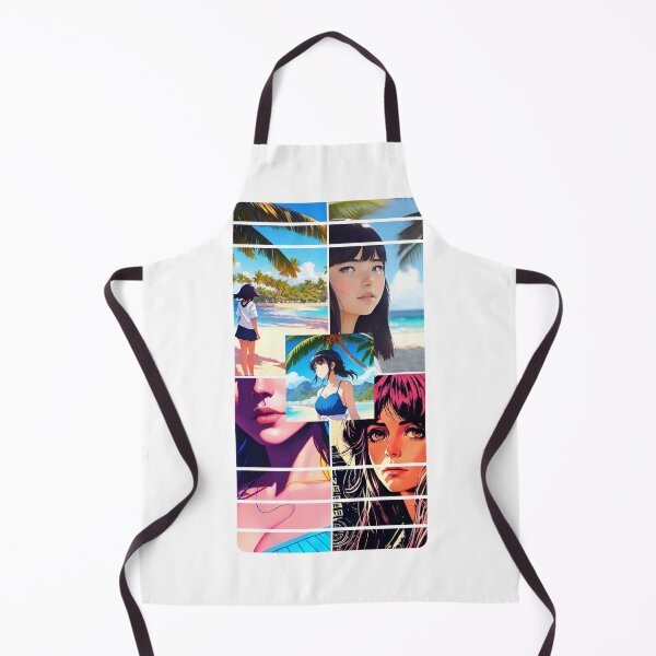 Item preview, Anime Beach Island - Portrait theme designed and sold by TechCom33.