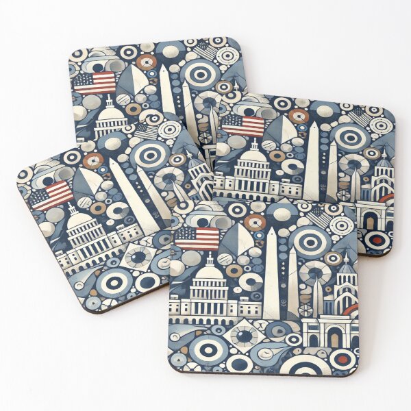 Item preview, Washington D.C. Monuments Reloaded Premium Trendy Best Gift designed and sold by Imaginarium of Chaos falcon88 .