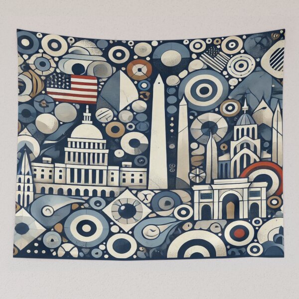 Item preview, Washington D.C. Monuments Reloaded Premium Trendy Best Gift designed and sold by Imaginarium of Chaos falcon88 .