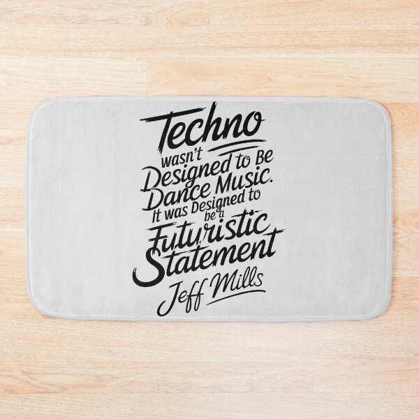 Item preview, Elegant Jeff Mills Quote designed and sold by paulo silveira.