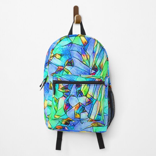 Item preview, Blue Waterfall in Stained Glass designed and sold by RiverDeeDesigns.