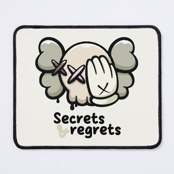 Item preview, Secrets and Regrets - Thoughtful Skull Art designed and sold by -DEEWOLF-.